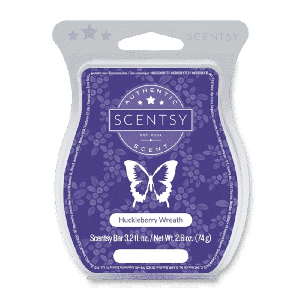 Scentsy Huckleberry Wreath Wax Bar *DISCONTINUED*